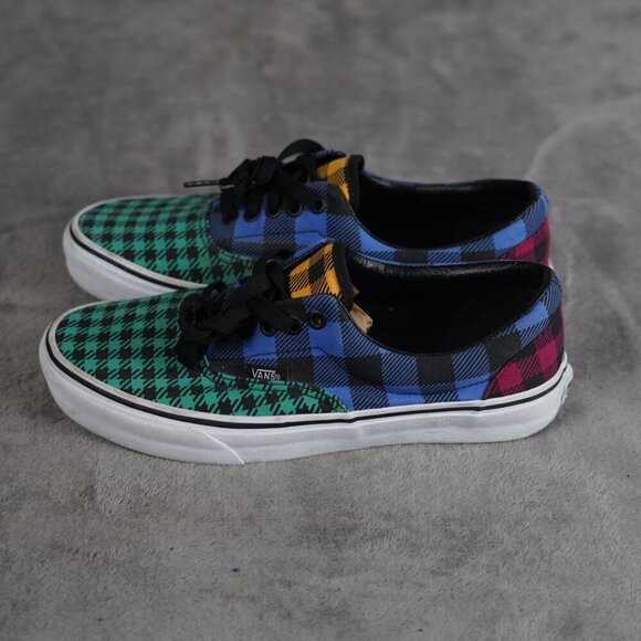 Vans Era Buffalo Multi color Plaid Women's Size 8.5 Men's Size 7 - Picture 5 of 9